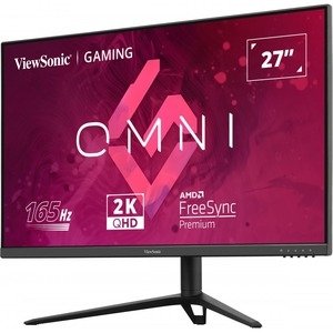 ViewSonic VX2728J-2K 27 Inch 1440p Gaming Monitor, IPS with 180Hz and 0.5ms for Smooth Gameplay, FreeSync Premium and G-Sync Compatible