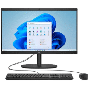 hp 21.45" all in one desktop | 8gb ram | 256gb ssd | windows 11 | 2 yr hp care pack warranty