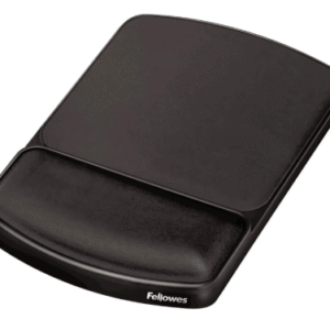 fellowes gel mouse pad w/wrist rest, nonskid, 6 1/4 x 10 1/8 platinum/graphite