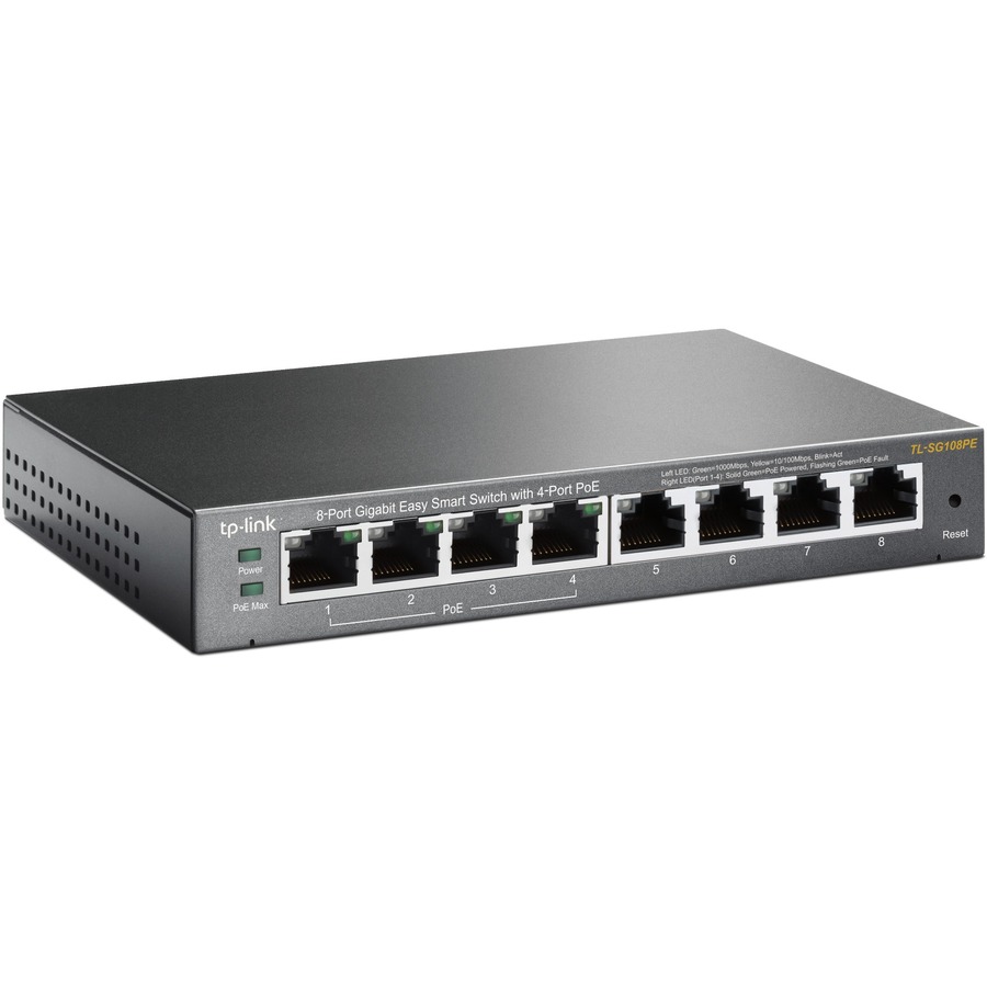 tp link tl sg108pe 8 port gigabit easy smart switch with 4 port poe tp link tl sg108pe 8 port gigabit easy smart switch with 4 port poe