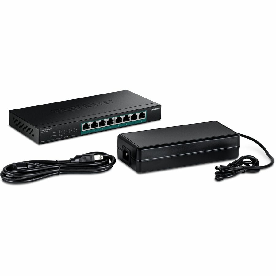 trendnet 8 port 2.5g poe++ switch, tpe bg380, 8 x 2.5gb poe++ ports trendnet 8 port 2.5g poe++ switch, tpe bg380, 8 x 2.5gb poe++ ports