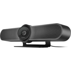 logitech meetup all in one ultra hd 4k conference camera for huddle and small rooms, works with microsoft teams, zoom, google meet