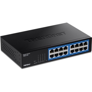 trendnet 16 port gigabit desktop switch, teg s17d, 16 x gigabit rj 45 ports