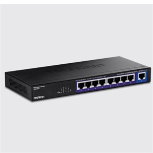 trendnet 9 port multi gig switch, teg s591, 8 x 2.5g rj 45 ports, 1 x 10g rj 45 port