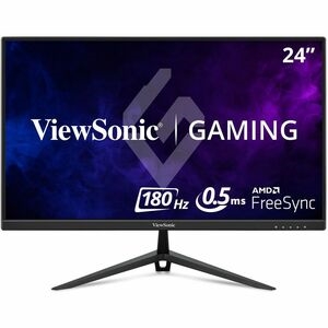 viewsonic vx2428a 24 inch 1080p 0.5ms 180hz ips gaming monitor with freesync, hdmi 1.4, and displayport inputs