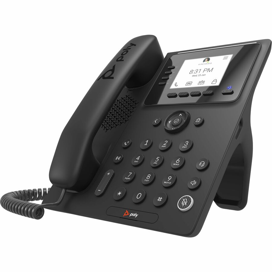 poly ccx 350 ip phone corded corded desktop, wall mountable black poly ccx 350 ip phone corded corded desktop, wall mountable black