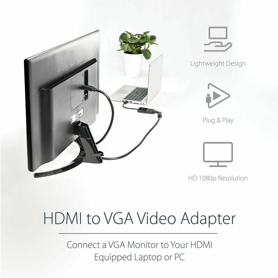 startech hdmi to vga adapter 1080p 1920 x 1080 black hdmi converter vga to hdmi monitor adapter startech hdmi to vga adapter 1080p 1920 x 1080 black hdmi converter vga to hdmi monitor adapter